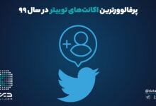 پرمخاطب ترین اکانت های توییتر فارسی در سال ۹۹